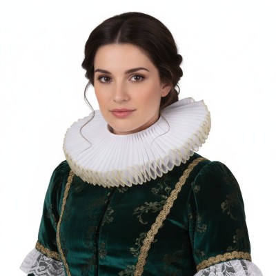 Bílý barokní límec krejzlík okruží