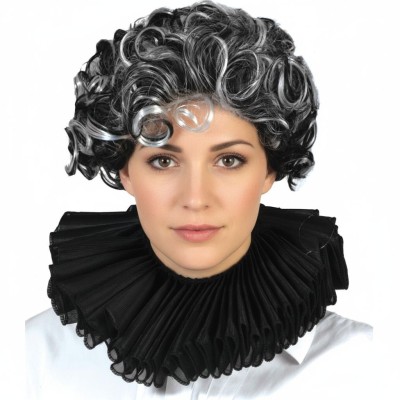 Černý barokní límec krejzlík okruží