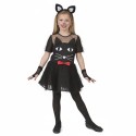 Dětský dívčí kostým Černá kočka 140