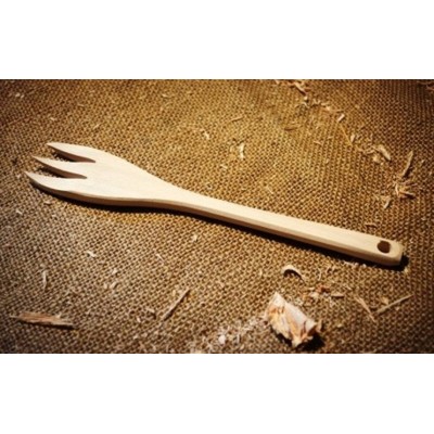 Vidlička dřevěná trojitá 21cm