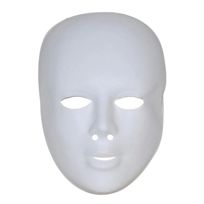 Maska dětská bílá k domalování