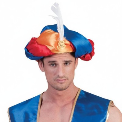 Turban sultán látkový barevný