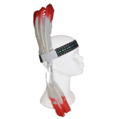 Indiánská čelenka tři péra