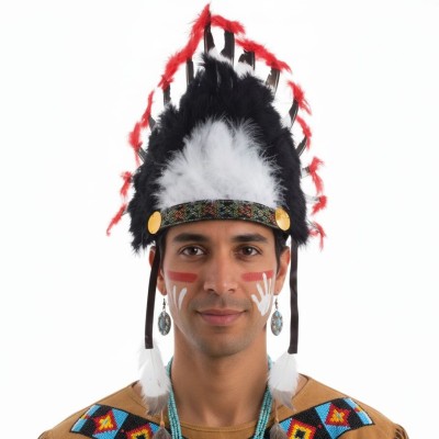 Indiánská čelenka náčelník