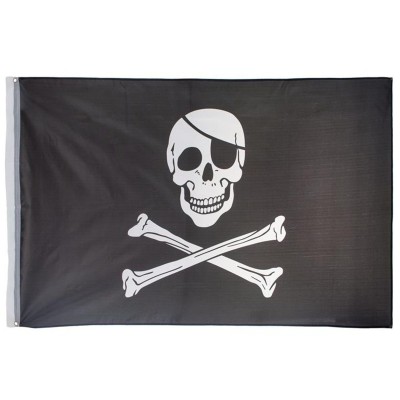 Velká pirátská vlajka 150 x 90 cm