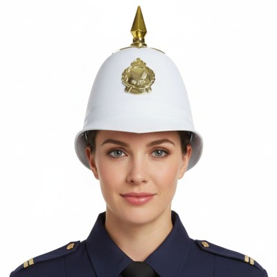 Policejní helma bílá