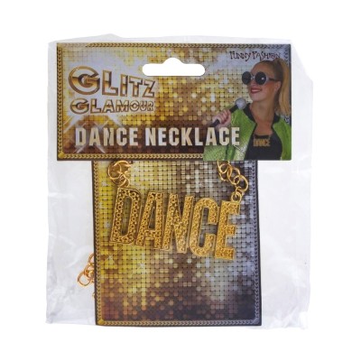 Kovový náhrdelník DANCE zlatý