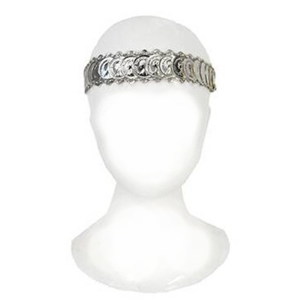 Arabská čelenka z mincí stříbrná