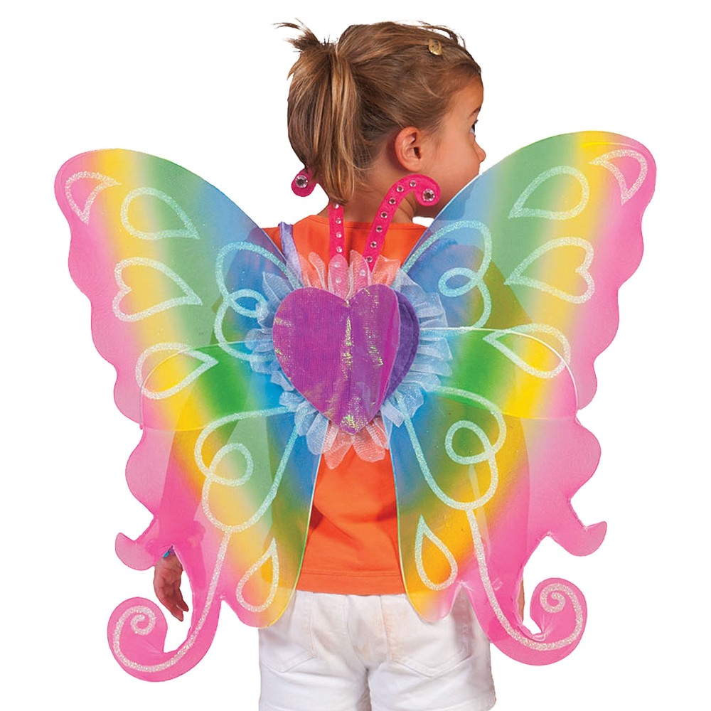 Křídla duhový motýlek 65 x 54 cm