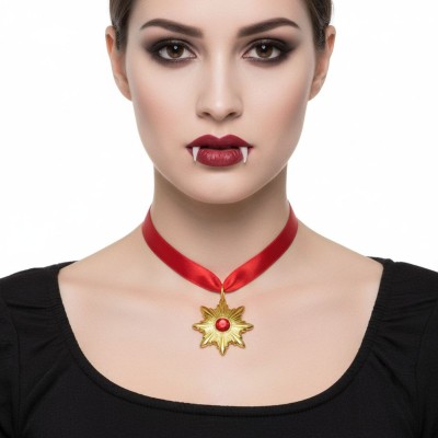 Náhrdelník s medailonem upír