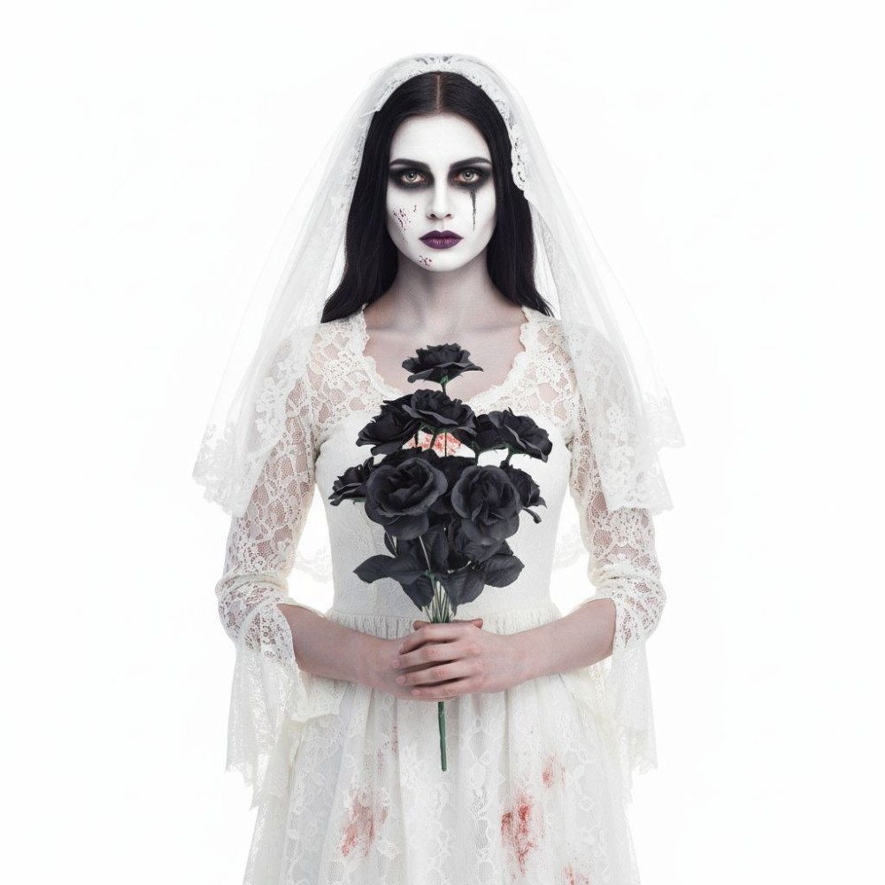 Kytice černé růže