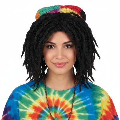 Paruka rasta dredy černé