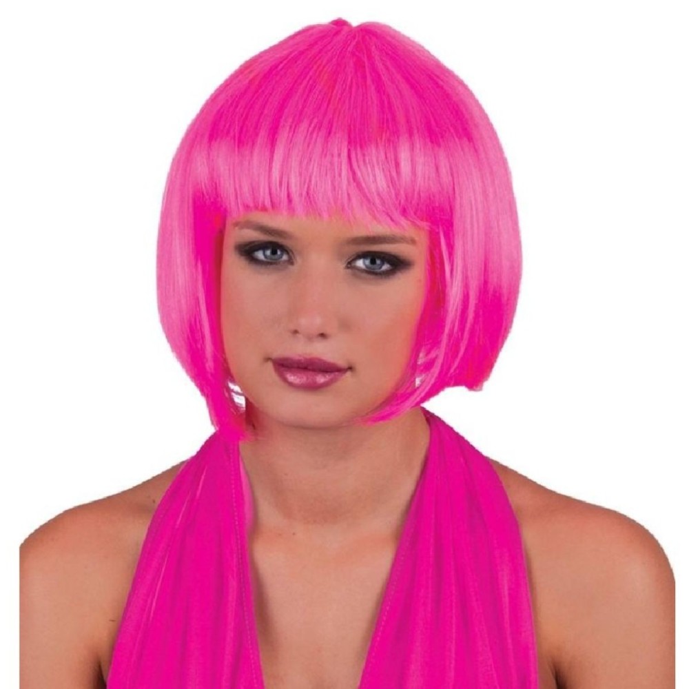 Paruka dámská růžová mikádo