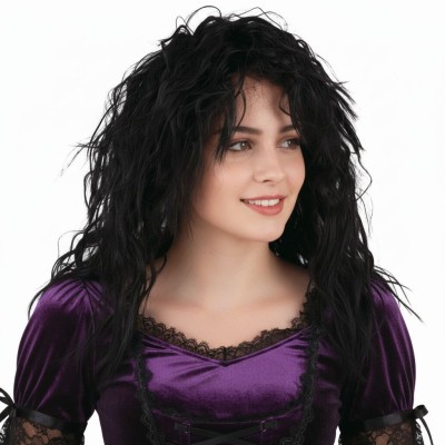 Paruka černá dlouhé vlasy