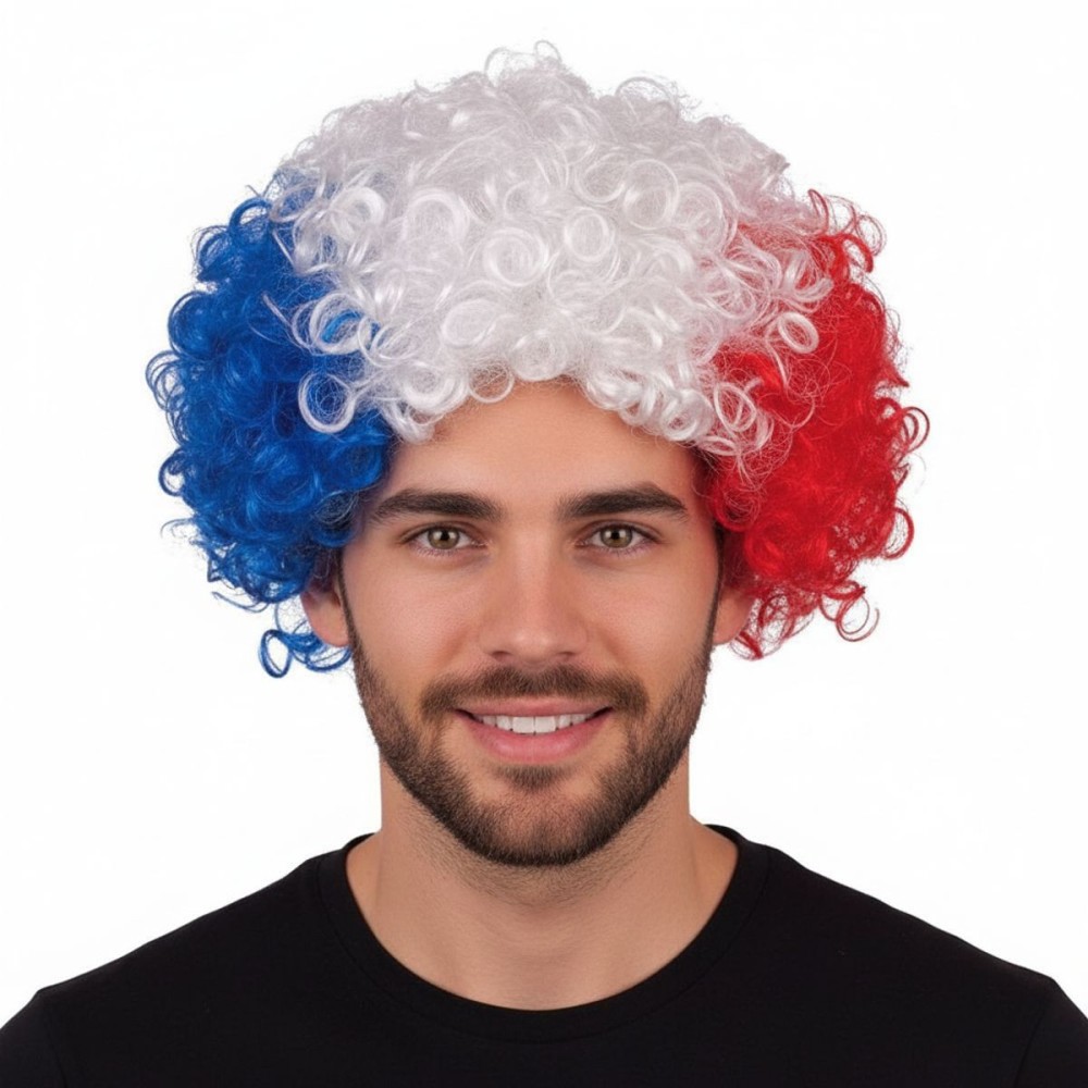 Paruka český fanoušek trikolora