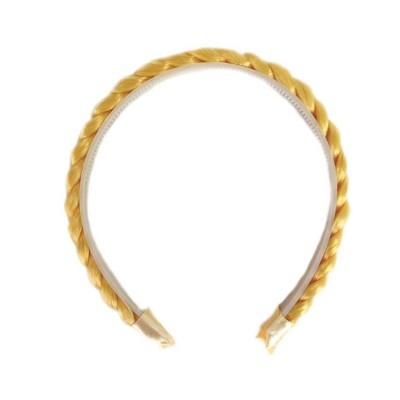 Čelenka cop spletené vlasy blond