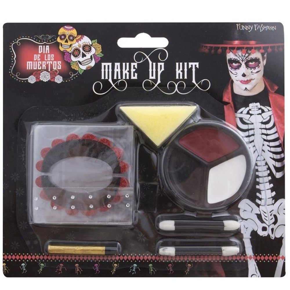 Make up sada Dia de los Muertos