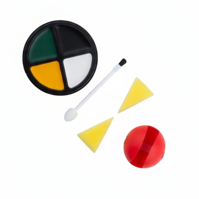 Make up sada s červeným nosem klaun