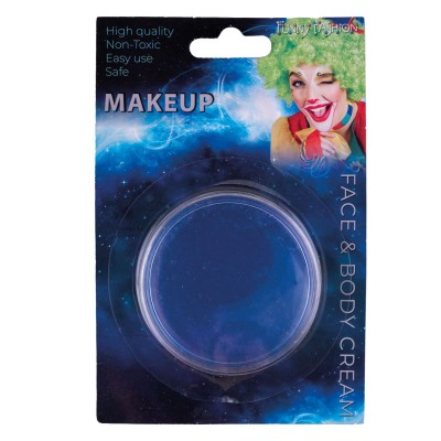 Karnevalový make up modrý