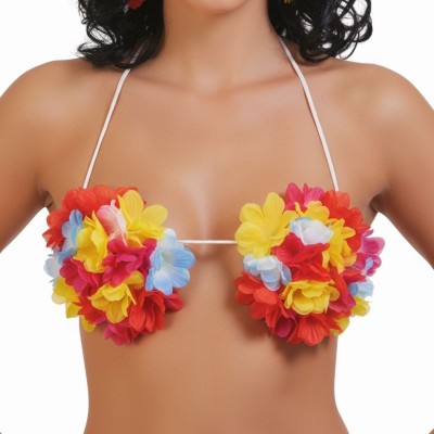 Podprsenka s květinami havaj