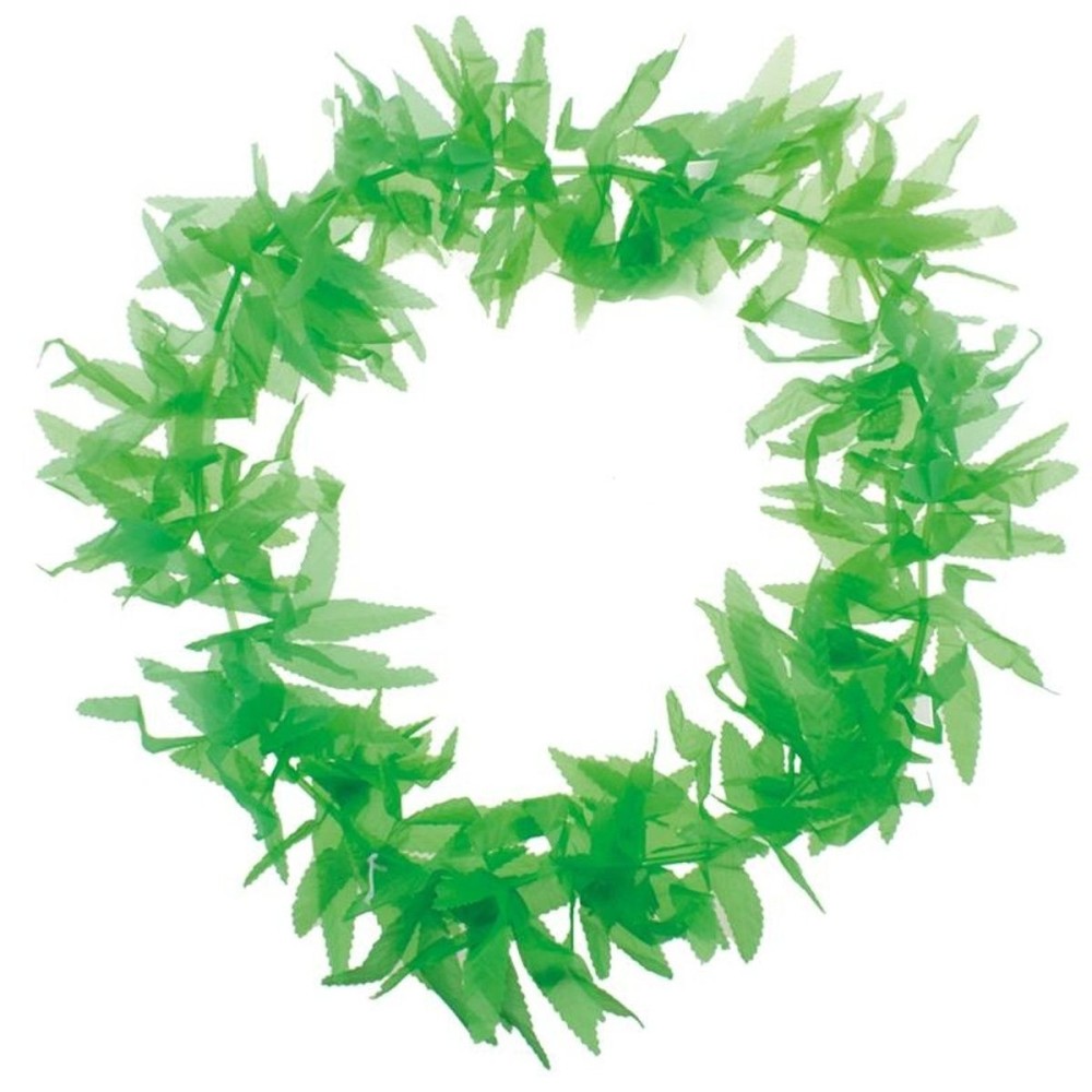 Havajský věnec zelené listy