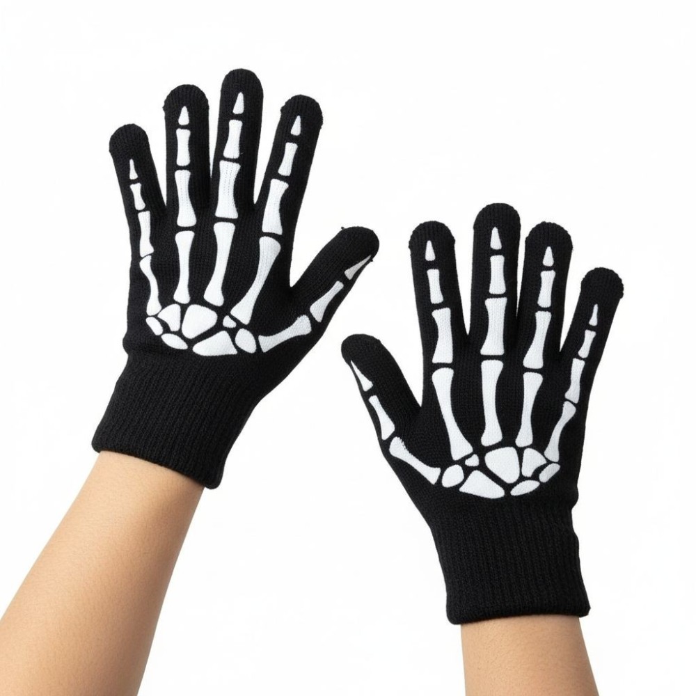 Rukavice kostra kostlivec