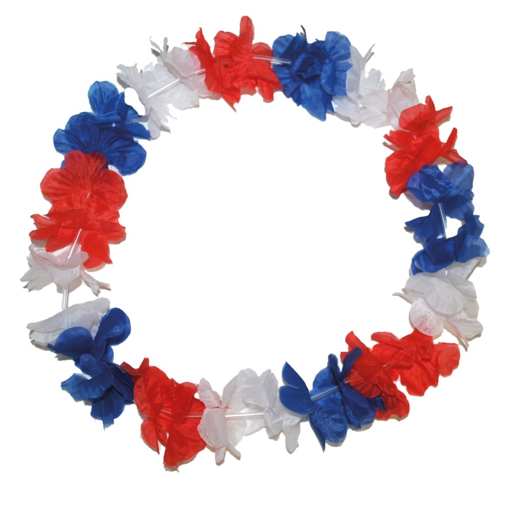 Květinový věnec české barvy bílá modrá červená