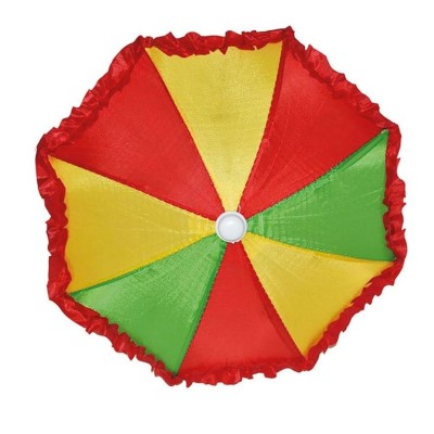 Klaunský deštník na dlouhé hůlce 75 cm