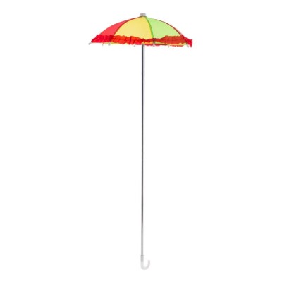 Klaunský deštník na dlouhé hůlce 75 cm