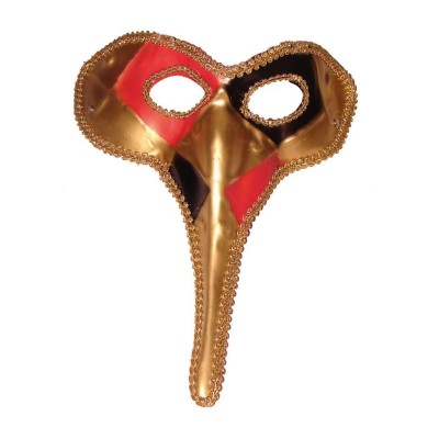 Benátská maska škraboška s dlouhým nosem