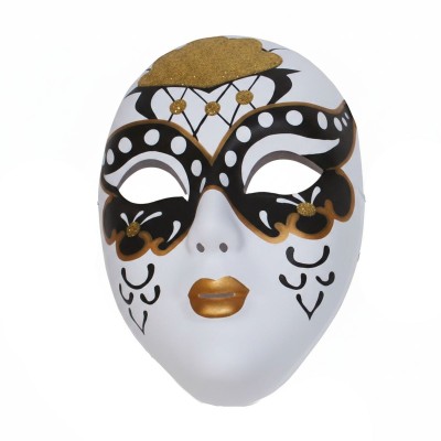 Maska benátská zdobená