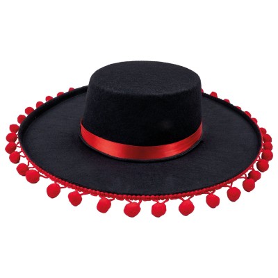 Španělský klobouk černý