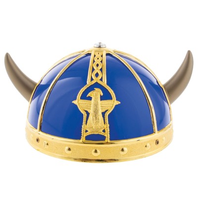 Vikingská helma modrá