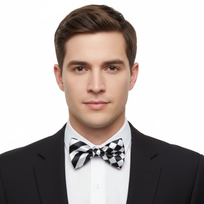 Motýlek černobílý pierot