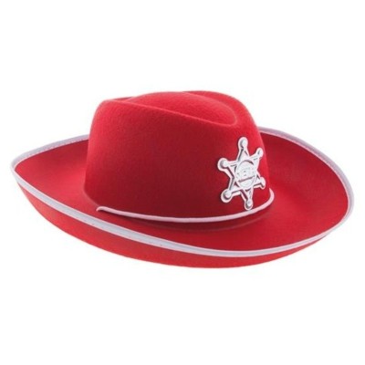 Kovbojský klobouk dětský červený