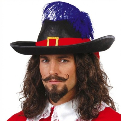 Klobouk mušketýr černý