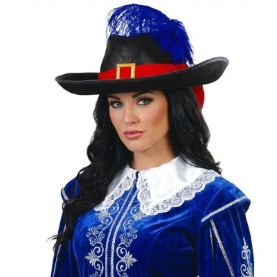Klobouk mušketýr černý
