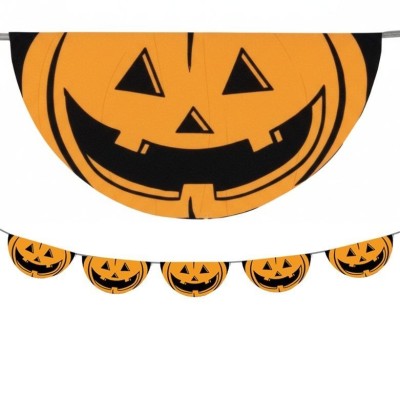 Plastová girlanda dýně halloween 5,5m