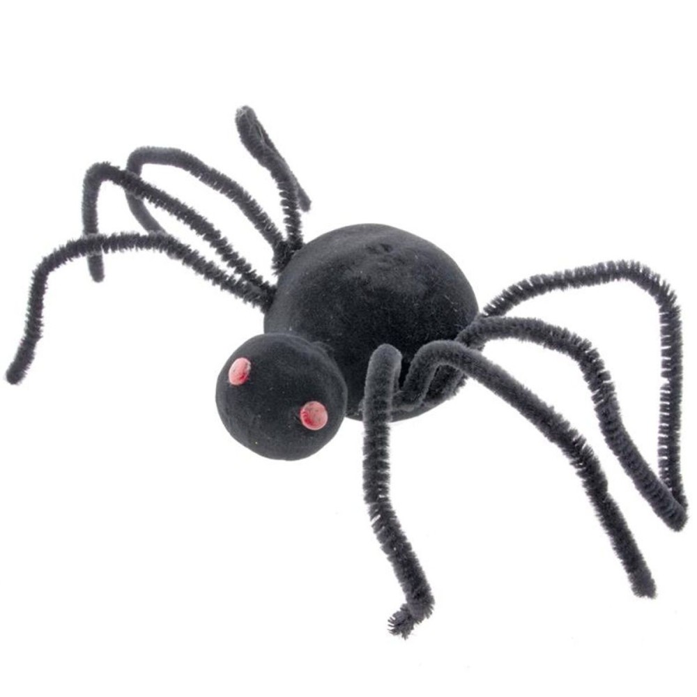 Dekorace umělý pavouk 17 cm