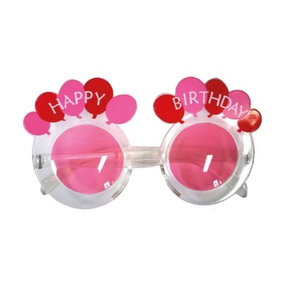 Růžové brýle narozeniny Happy Birthday