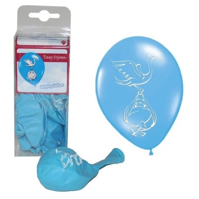 Latexové balónky modré chlapeček 12ks