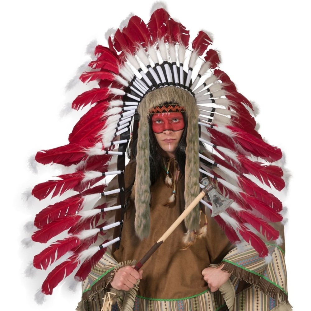 Indiánská čelenka pro náčelníka velká