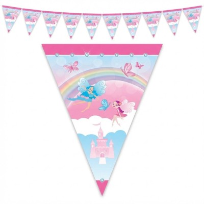 Plastová girlanda vlajková Pohádka 5m