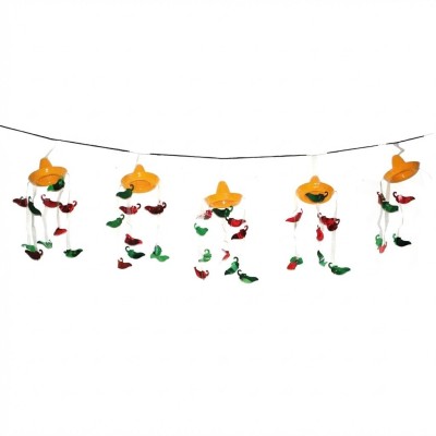 Plastová dekorace girlanda 3D Mexiko 365 cm
