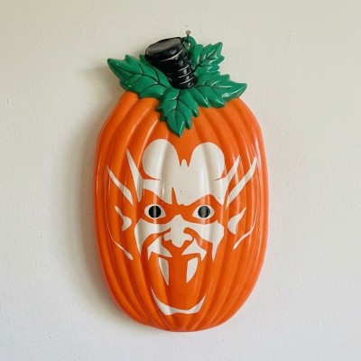 Dekorace Halloween dýně s upírem 58cm