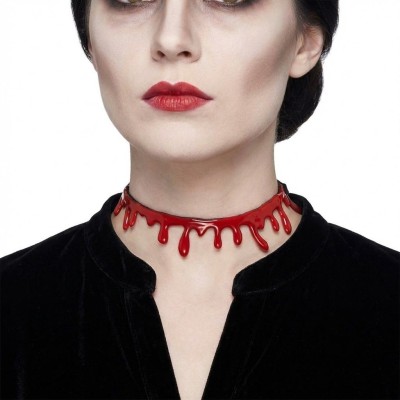 Krvavý náhrdelník umělá krev 45 cm