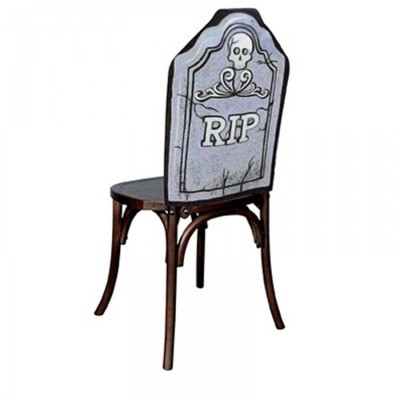 Potah na opěradlo Náhrobek Halloween