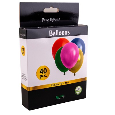 Latexové balónky barevné 40ks