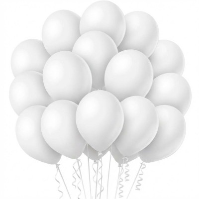 Latexové balónky bílé 40ks