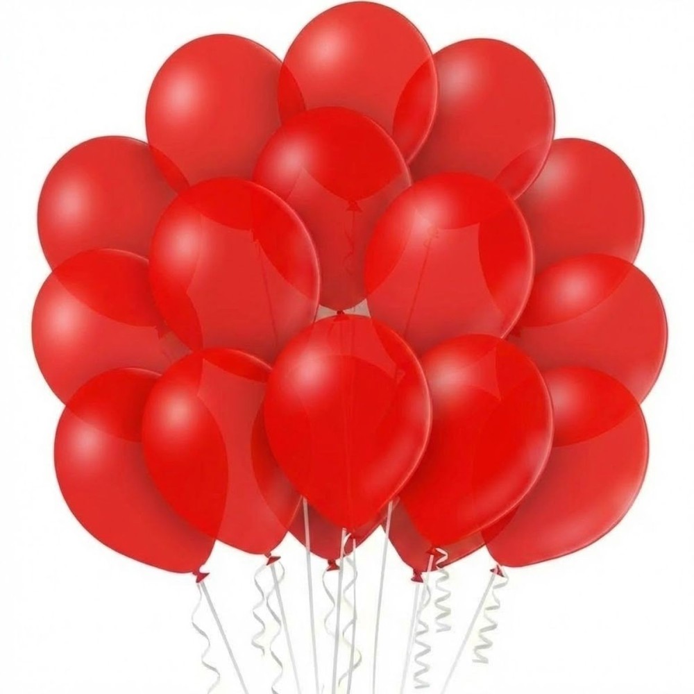 Latexové balónky červené 40ks